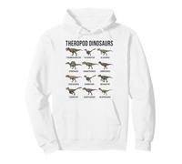 Theropod Dinosaurs Carnivorous Species Paleontology Pullover Hoodie