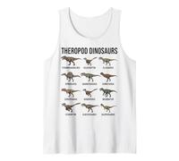 Theropod Dinosaurs Carnivorous Species Paleontology Tank Top