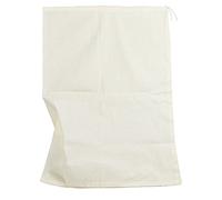 Therpin Reusable Cotton Muslin Straining Bag Fine Mesh Food Strainer Filter Bags for Nut Milk, Juice, Cheesecloth, Yogurt, Home Brewing, Hop Bags (35cm x 25cm)