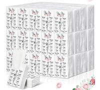 Therwen 100 Pack Pocket Tissues Travel Packs Bulk 1000 Sheet Mini Tissues Bulk 3 Ply Small Travel Size Paper Individual Pocket Size