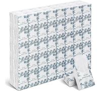 Therwen 100 Pack Pocket Tissues Travel Packs Bulk 1000 Sheet Mini Tissues Packs 3 Ply Small Travel Size Tissue Packs Individual Packs Pocket Size(Happy Tears)