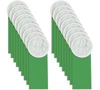 Therwen 30 Pieces Replacement Bags Compatible with ProTeam Vacuum Cleaner Round Micro Filter Paper Bags (6 qt, Compatible with ProTeam 107314)