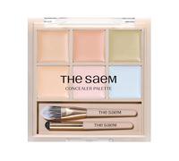 THESAEM Cover Perfection 02 Cover&Light - Multipurpose Correction Palette, 6 Colours, for Dark Circles, Blemishes, Correction, Ideal for Light to Medium Skin