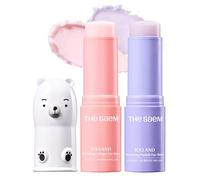 THESAEM Iceland Eye Stick Bundle - 2 Pack (Collagen + Peptide) 0.38 oz Each - Anti-Wrinkle Cooling Balm for Dark Circles & Puffiness - Under Eye Treatment with 6-Type Collagen & 5-Peptide Complex