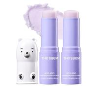 THESAEM Iceland Hydrating Peptide Eye Stick 0.38 oz 2 Pack - Elasticity, Cooling, Moisturizing Eye Balm for Loose Skin - Under Eye Treatment - Balm to Smooth Skin Texture - Daisy Flower Scent