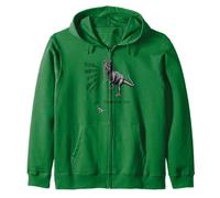 Thesaurus rex - funny dinosaur pun Zip Hoodie