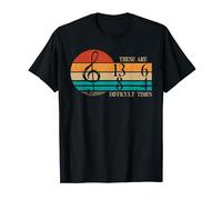 These Are Diffcult Times Jazz Music Merch Notes Music T-Shirt