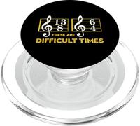 These Are Difficult Times - Music Lover Gifts PopSockets PopGrip for MagSafe