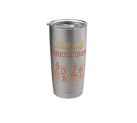 These are Difficult Times Music Theory Jazz Humor Stainless Steel Insulated Tumbler