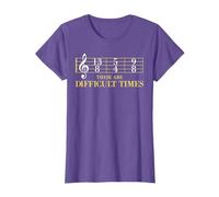 These Are Difficult Times Yellow Text Music Lover Gift T-Shirt