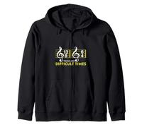 These Are Difficult Times Zip Hoodie