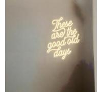 These are The Good Old Days Neon Sign,Romantic Bedroom Decor,Wedding Backdrop Light,Aesthetic Wall Decor