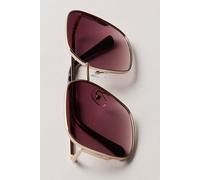 These Eyes Square Sunglasses at Free People in Mulberry Fade - female