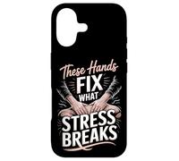 These Hands Fix What Stress Breaks Massage Therapist Case for iPhone 17