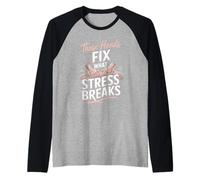 These Hands Fix What Stress Breaks Massage Therapist Raglan Baseball Tee