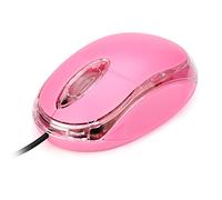 Theshy 1200 Dpi Mini Wired Gaming Mouse Pink Green Design Usb Support Bungee Repellent Large Game Optical Mice For Pc Laptop Pad Trap With Wrist (Pink)
