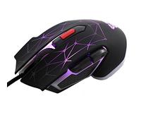 Theshy Wired Mouse Black Fantech 1.8M 6D Usb Game Macro Rgb Pad Trap For Laptop With Wrist Support Bungee Repellent Large (Black)