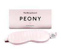 TheSleepGuard Pure Silk Sleep Mask [100% 6A Mulberry Silk, 22 Momme] Light Blocking Travel Essentials. Eye Masks for Sleeping. Black Oeko-Tex Blindfold. Eye Covers for Men & Women (Peony Pink)
