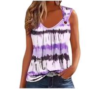 TheSosy Vest Top Women Casual V Neck Camis Tops Retro Print Wide Straps Sleeveless Tee Shirts Blouses Ladies Casual Loose Summer Tank Top Women's Printed Camisole Summer Tops UK Warehouse Deals