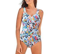 TheSosy Womens One Piece Swimsuit Tummy Control Push Up Monokinis Swimwear Criss Cross Back Swimsuits Sexy Print Swimming Costume Slimming Sports Bathing Suit Athletic Padded Swimsuits White