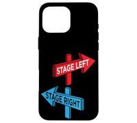 Thespian Acting Funny Quote Stage Left Stage Right Theater Case for iPhone 16 Pro Max