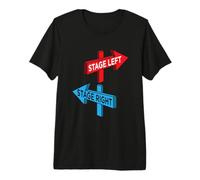 Thespian Acting Funny Quote Stage Left Stage Right Theater Premium T-Shirt
