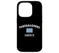 Thessaloniki Greece Flag Proud Greek Case for iPhone 14 Pro