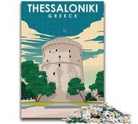 Thessaloniki Greece Jigsaw Puzzles for Adults 1000 Jigsaws, Family Entertainment Toys Is Ideal As A Gift for The Whole Family 1000pcs (26x38cm)