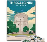 Thessaloniki Greece Jigsaw Puzzles for Teenagers 1000 Jigsaws, for Age 14+ Fun Games Fun Activities at Home, Birthday Gifts, Travel Gifts 2000pcs (70x100cm)