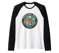 Thessaloniki Greece Travel Souvenir City Gift Raglan Baseball Tee