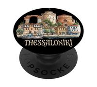 Thessaloniki Greece Travel Souvenir City Landmark Gift PopSockets Adhesive PopGrip