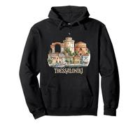 Thessaloniki Greece Travel Souvenir City Landmark Gift Pullover Hoodie