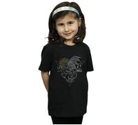 Thestral Line Art Cotton T-Shirt Harry Potter Black 12-13 Years