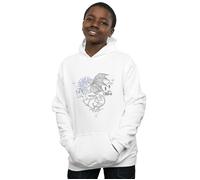 Thestral Line Art Hoodie Harry Potter White 7-8 Years