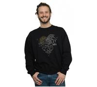 Thestral Line Art Sweatshirt Harry Potter Black S
