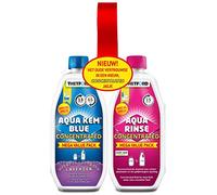 Thetford 30459CO Toilet Fluid and Rinse Concentrate Duo Pack, Blue & Pink, 1.53 Litre