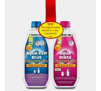 Thetford 30459CO Toilet Fluid and Rinse Concentrate Duo Pack, Blue & Pink, 1.53 Litre