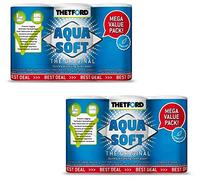 Thetford Aqua Soft 12 Rolls Chemical Toilet Paper Caravan Motorhome