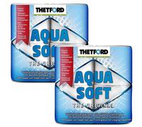 Thetford Aqua Soft 8 Roll Pack Toilet Paper Tissue Porta Potti Chemical Toilets