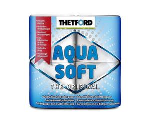 Thetford Aqua Soft Quick Dissolve Toilet Tissue 4 Rolls For Caravan Motorhome