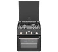 Thetford Spinflo Oven Hob Grill Triplex LPG Cooker Black Caravan Boat Camper