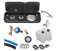 THETFORD TOPLINE 111 GAZ REG COLD TAP FULL CAMPERVAN CONVERSION KIT HOB & SINK