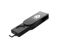 Thetis BIOFP Plus FIDO2 Fingerprint Security Key Hardware Passkey with USB Type C/Biometric/FIDO Certified, 2FA / MFA Authenticator App Device, Works for Window, macOS, Linux, Gmail, Github