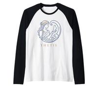 Thetis Greek Sea Nymph Goddess Ancient Mythology Raglan Baseball Tee