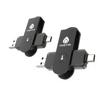 Thetis Pro For Business - FIDO2 Security Key L2 MFA & NFC Passkey Access For School ERP, Employee Online Account, Compatible with Coinbase Google Workspace Apple ID Window Salesforce,Dual USB A +USB C