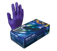 THEVETSTORE Sonic Nitrile Powder Free Examination Large Gloves x 200 - Disposable Nitrile Gloves, Latex Free, Medical, Veterinary & General Use