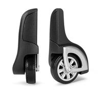 Thewasc 1 Pair Replacement Luggages PVC Suitcase Spare Travel Luggages Swivels Castors for Vacation