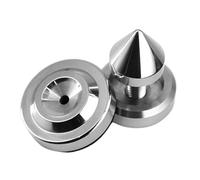 Thewasc 1 Set Precised Engineered Anti Vibrate Pad For Loudspeaker Heavy Duty Stainless Steel Isolation Foot Nails Amplifiers Anti Stainless Feet