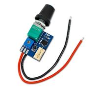 Thewasc 12V PWMs Single Channel Fan Speed Controllers With Switches And 4Pin Connectors For Quiet PC Cooling Adjustable PWM Fan Module