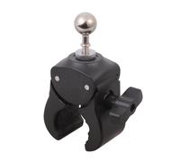 Thewasc 17.4mm Ball Head Base with 1/4inch Screw Hole Clamp for Attaching Phone Tablet Holder to Round Tubes Tables Tablet Clamp